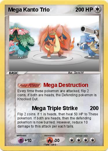 Pokemon Mega Kanto Trio