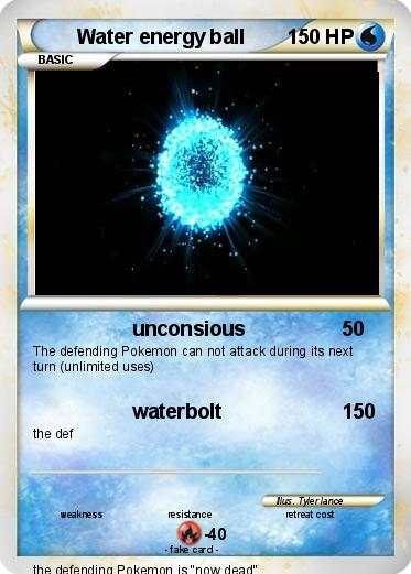 Pokemon Water energy ball