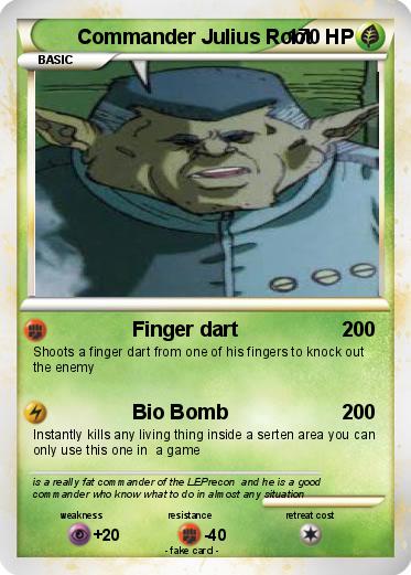 Pokemon Commander Julius Root