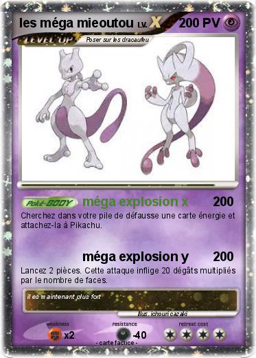 Pokemon les méga mieoutou