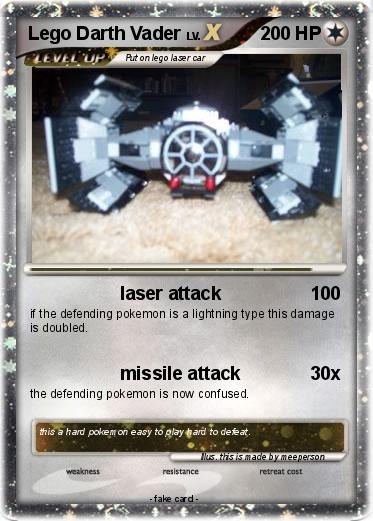 Pokemon Lego Darth Vader