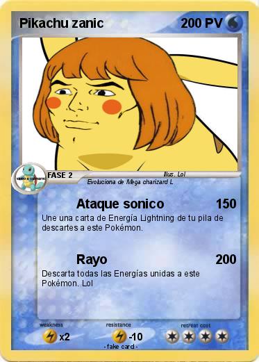 Pokemon Pikachu zanic