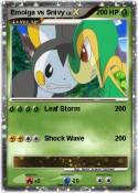 Emolga vs Snivy