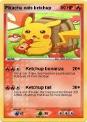 Pikachu eats