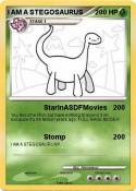 I AM A STEGOSAU