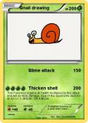 Snail drawing