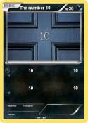 The number 10