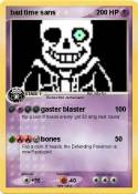 bad time sans