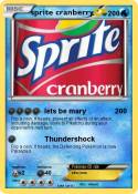 sprite cranberr