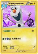 Happy snowman