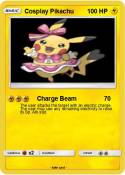 Cosplay Pikachu