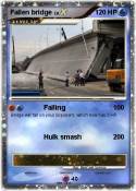 Fallen bridge