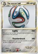 The soccer ball