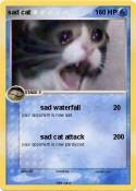 sad cat