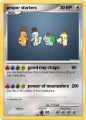 proper starters