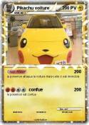 Pikachu voiture