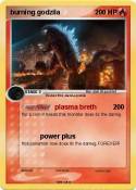 burning godzila