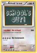 School is out