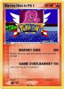 Barney Dies In