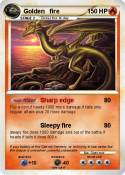 Golden fire