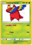 Dabbing Parrot