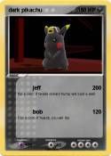 dark pikachu