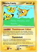 Pikachu Family