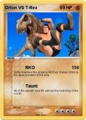 Orton VS T-Rex