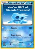 Frozen dead