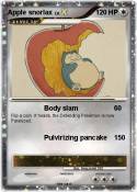 Apple snorlax