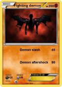 Fighting demon