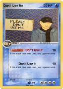 Don't Use Me