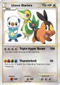 Unova Starters