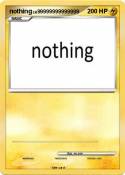 nothing