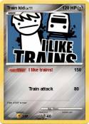 Train kid