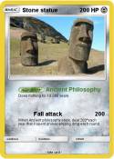 Stone statue