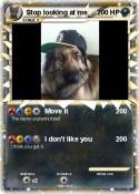 Stop looking