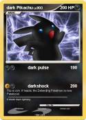 dark Pikachu