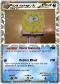 Paper spongebob