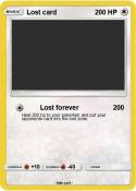 Lost card