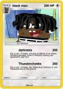black man
