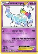 rainbow puppy
