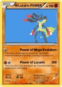 M Lucario POWER