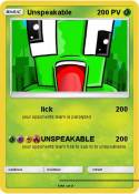 Unspeakable