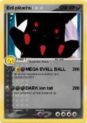 Evil pikachu