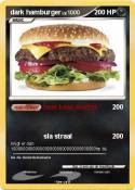 dark hamburger
