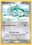 RAYQUAZA lv ex