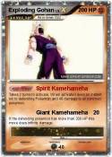 Exploding Gohan
