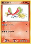 ho-oh niv X