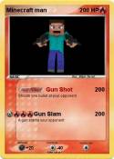 Minecraft man